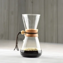 NEUE ANKUNFT Freies Verschiffen 3 Tassen Gezählt Chemex Stil Siphon Kaffeemaschine Tropf Topf Eistropfenfänger-kaffeemaschine Maker CHEMEX