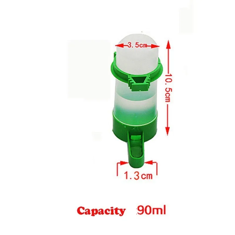 Питьевой Птица кормушка для цыплят Птица воды диспенсер поилка для птиц чашки для курица голубь домашний сад - Цвет: A