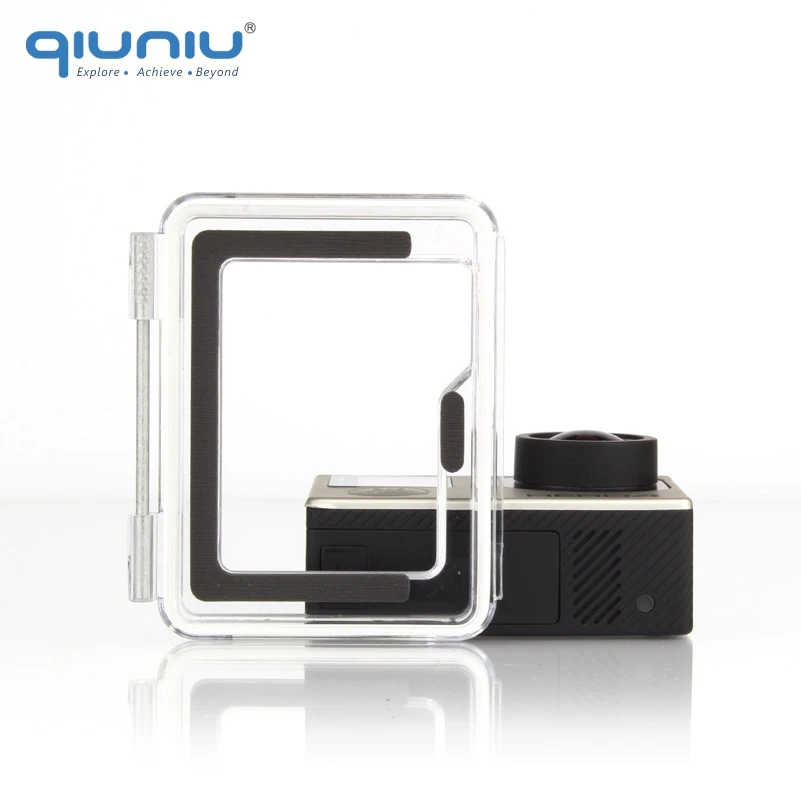 Аксессуары QIUNIU для Go Pro открытая задняя крышка каркаса сенсорный дисплей Сменный
