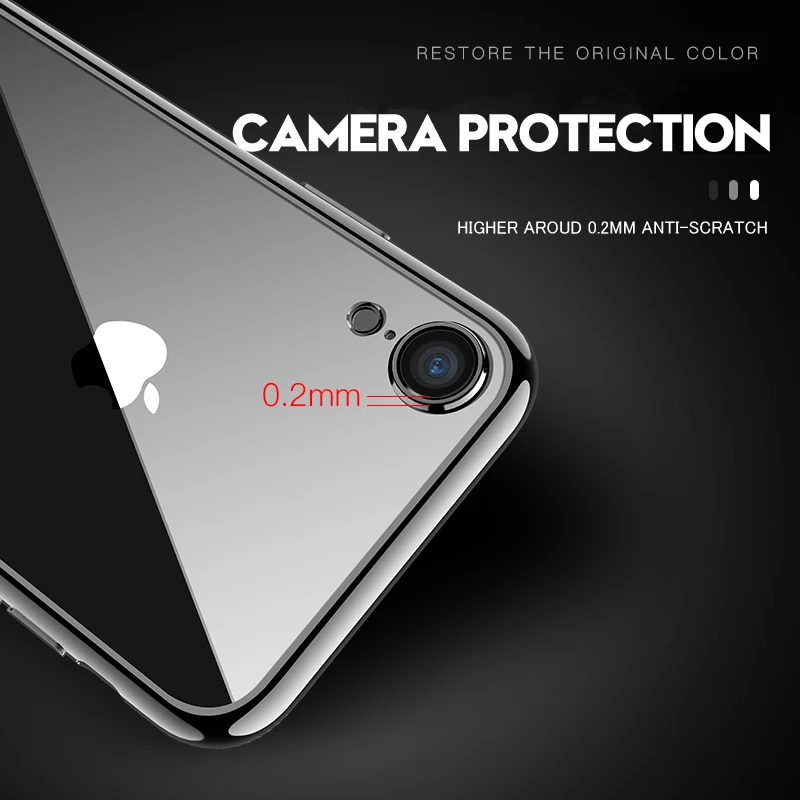 MaxGear роскошный силиконовый чехол с покрытием для iPhone X XS Max XR ультра тонкий TPU