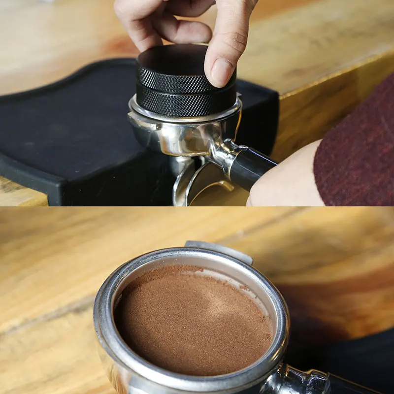 Ручная кофемолка из нержавеющей стали устройство для бариста 58 мм|manual coffee