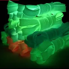 Новое поступление, 1 пара флуоресцентных шнурков с милыми карамельными цветами для ночной вечерние вечеринки, бега, сделано в Китае