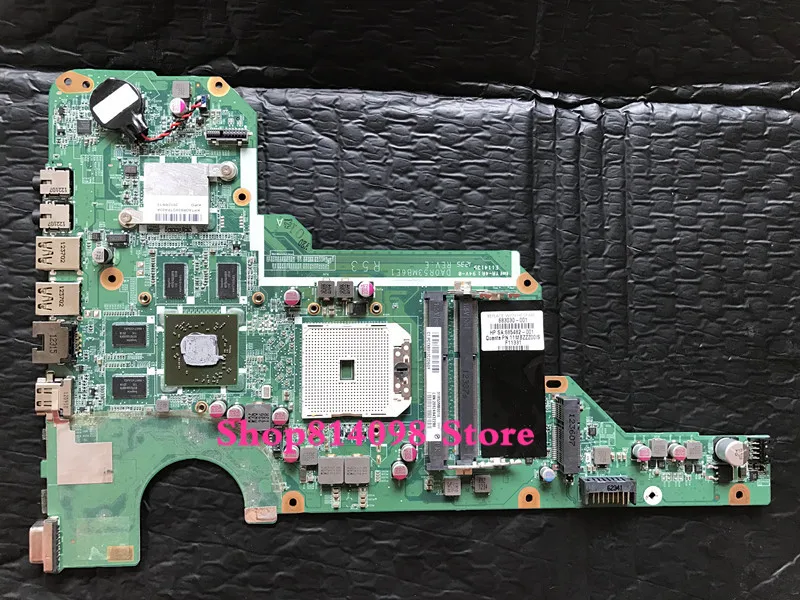 Материнская плата для ноутбука HP G4 G6 G7-2000 683030-501 683030-001 DA0R53MB6E0 R53 разъем FS1 DDR3 HD7670M 1 ГБ