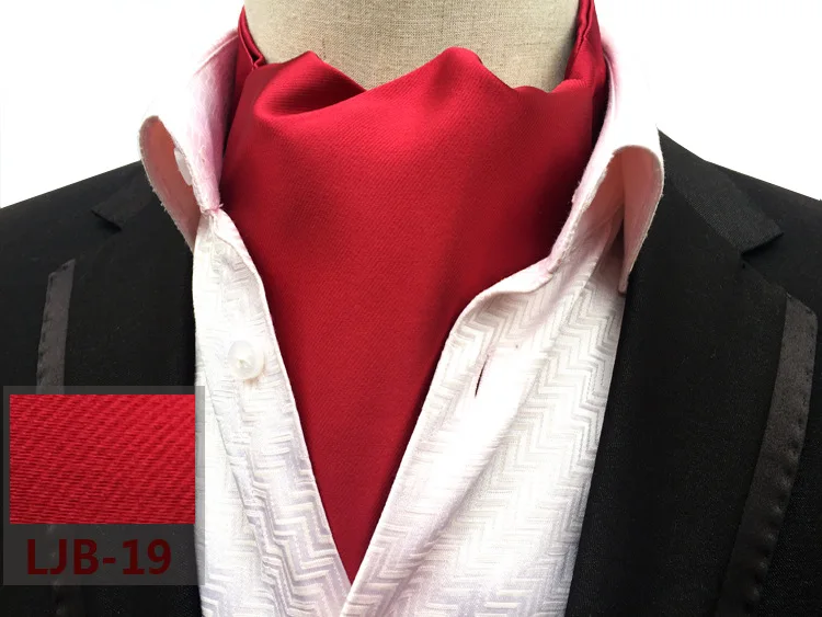 Лидер продаж Качество Модные для мужчин Свадебная вечеринка Формальные Досуг галстук Ascot джентльмен шелк широкий галстук роскошные