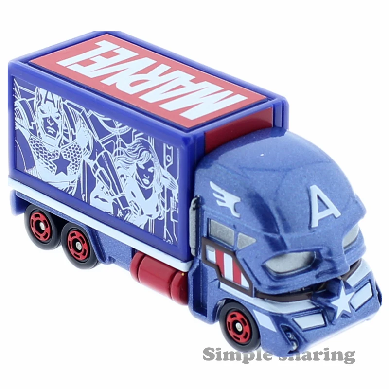 TAKARA TOMY Tomica с героями комиксов Марвел мелодия Evo 6 0 Мстители грузовик