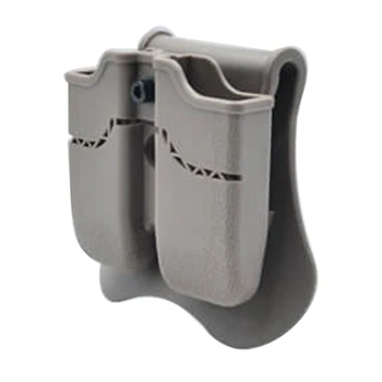 

Amomax Tactical Double Magazine Pouch for Beretta PX4 H&K P30 USP USP Compact - Tan(Standard only with waist plate)