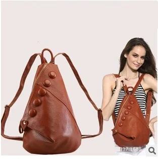 Первый слой рюкзак для женщин из воловьей кожи школьная сумка Женская дорожная сумка натуральная кожа Гарантированная женская сумка