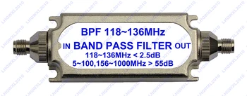 

SMA Joint Bandpass Filter (SMA Bus-SMA Bus) BPF118-136MHz (Aviation Frequency Band)