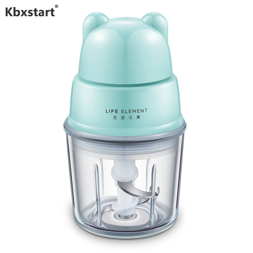 

Kbxstart Multifunction Baby Food Supplement Mini Electric Food Meat Mixer Grinder Food Processor Home Kitchen Cooking Machine