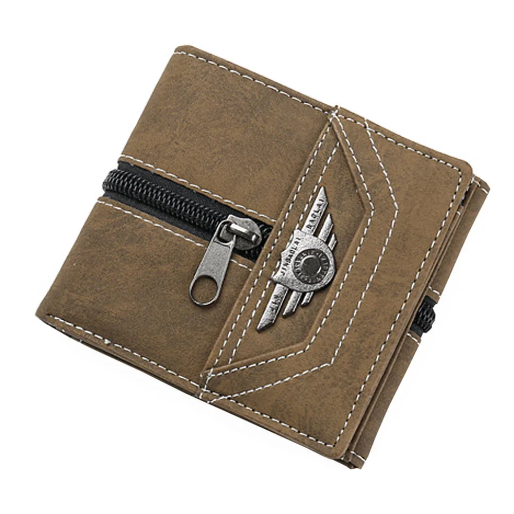 

best sale Men wallet unique Designer Small Purse Rfid Card Holder Mini Slim Leather Wallets Attractive Fashion Wallet