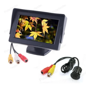 

4.3 inch tft lcd Rearview Mirror Monitor for Car Rear reversing backup + reverse parking camera