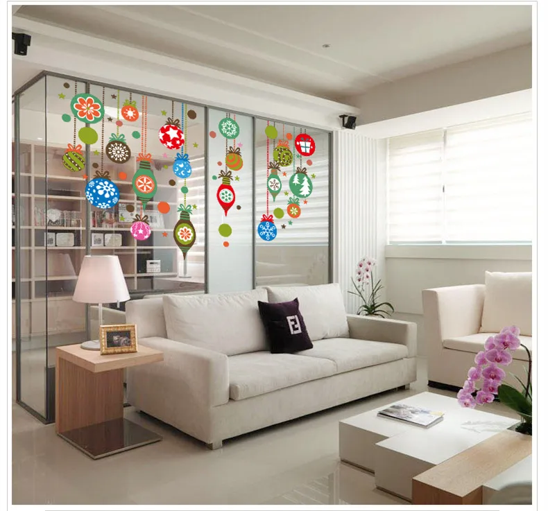 Children's room bedroom Glass stickers cartoon animal glass windows of