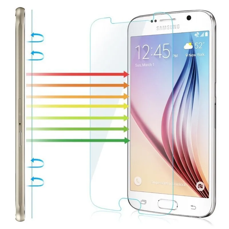 Для samsung Galaxy S7 S6 S8 Edge Plus закаленное Стекло 0 3 мм ультра тонкий Экран протектор для S3