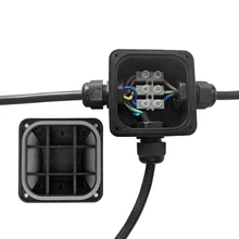 Novel Multifunction Junction Box IP68 Waterproof with 3 Cable Connections 230V Shipping