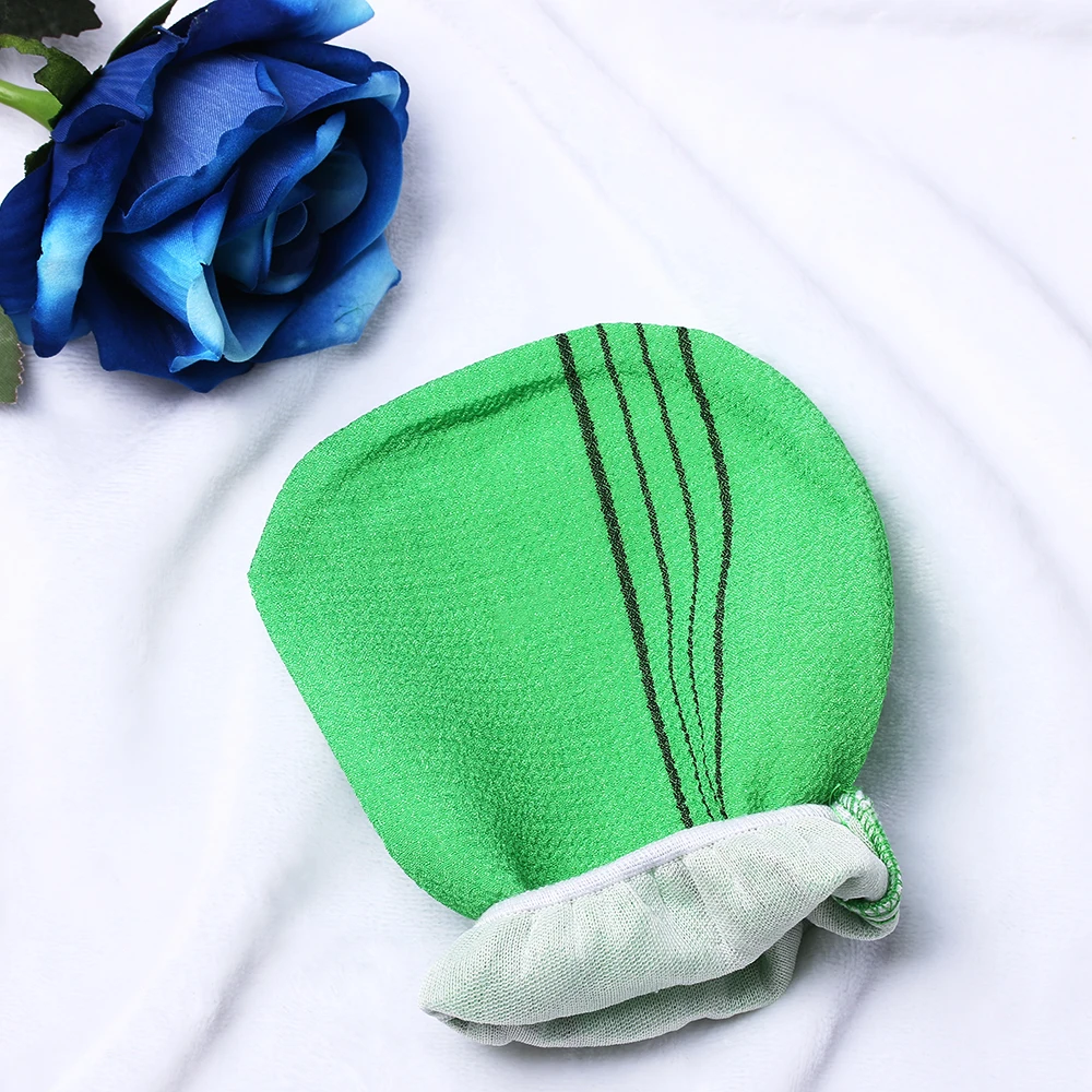 1 шт. полезный Зеленый Красный Прочный вискозный волоконный пилинг для тела Душ скруббер полотенце мода корейский Италия банные перчатки принадлежности для ванн