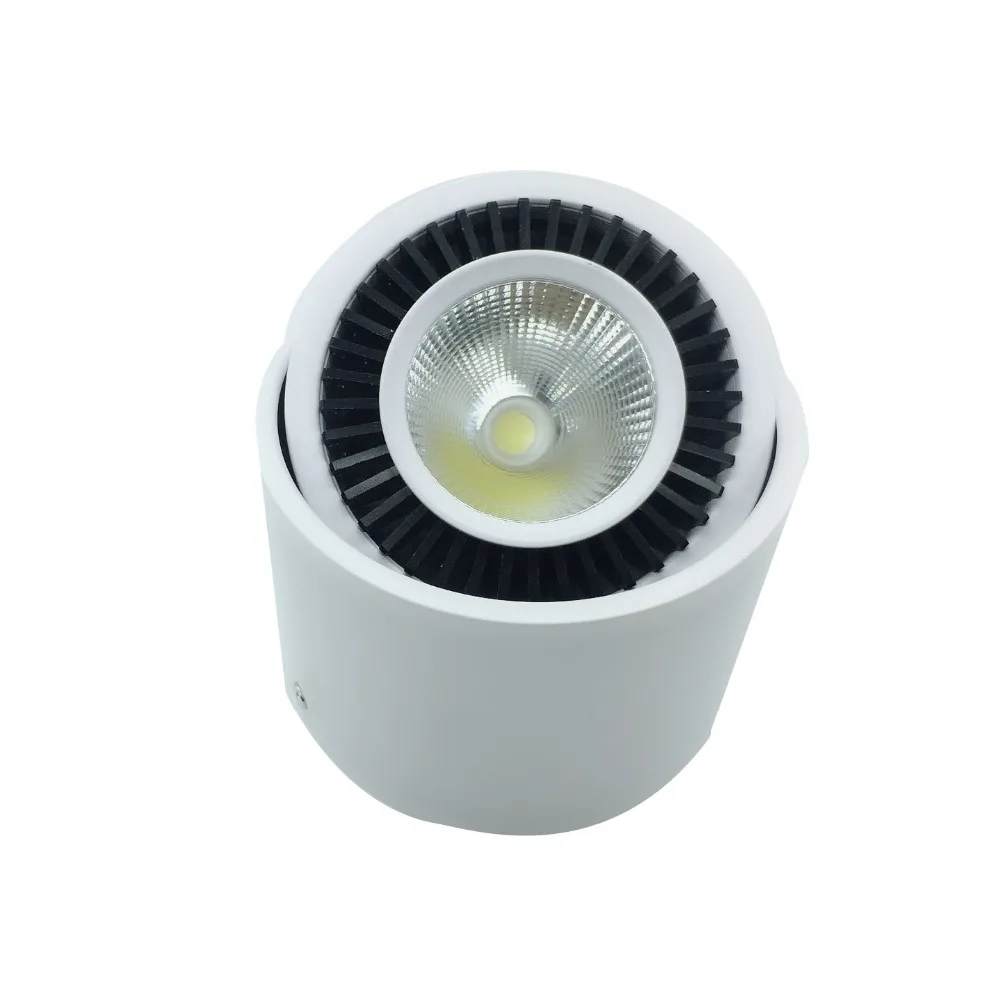 Us 7 49 360 Degree Rotation Dimmable Cob Led Downlights 5w 7w 9w 15w Surface Mounted Led Ceiling Lamps Spot Light Downlights Ac85 265v In Downlights