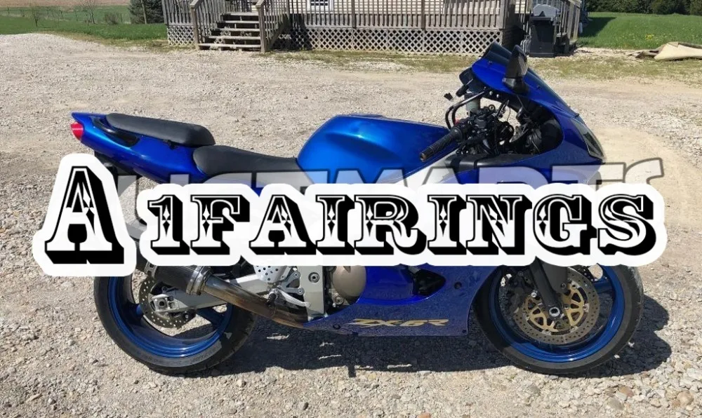 Sportbike рамы кузова для Kawasa ZX-6R 2000 2001 2002 ABS Пластик Чехлы для инжектора мотоцикл ZX-6R 00 01 02 капоты синий корпусов