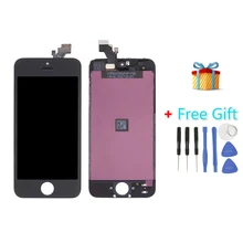 IPartsBuy 3 в 1 для iPhone 5 (LCD + LCD Рамка + LCD Сенсорная панель + Подарок) дигитайзер Ассамблеи