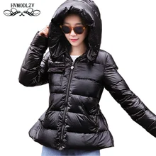 Зимний пуховик, женский, модный, плюс размер, женский короткий пуховик, толстый, белый, утиный пух, куртка abrigo mujer lj171