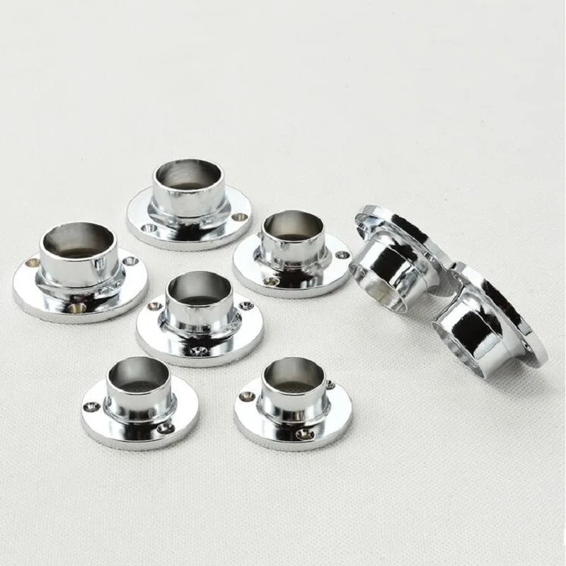 25mm Pipe Base / Cupboard Fitting clothes rod for hanging clothes Seat