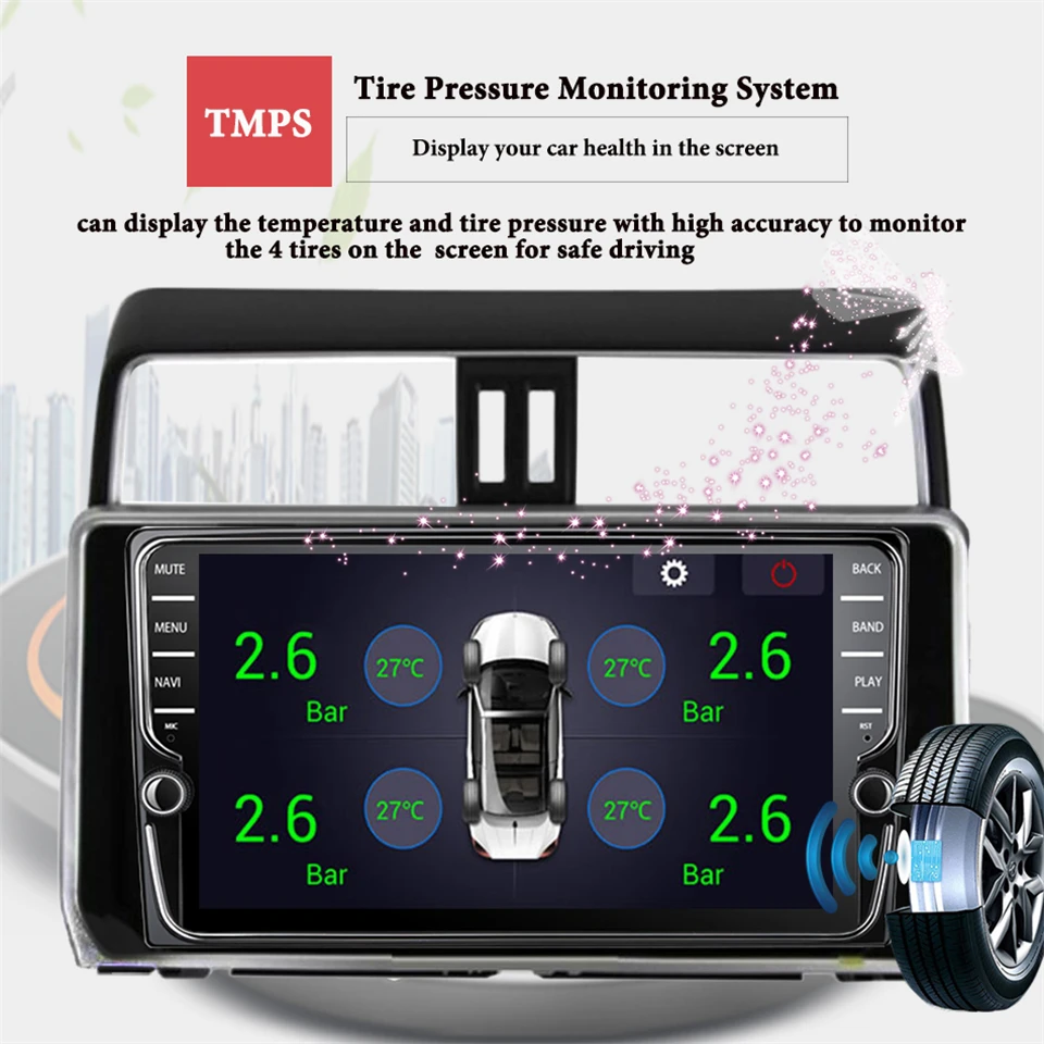 Clearance 9" Android 9.1 Car Stereo For Toyota PRADO 150 2018 2019 Auto Radio Audio Video Headunit Cassette GPS Glonass Navigation No DVD 14