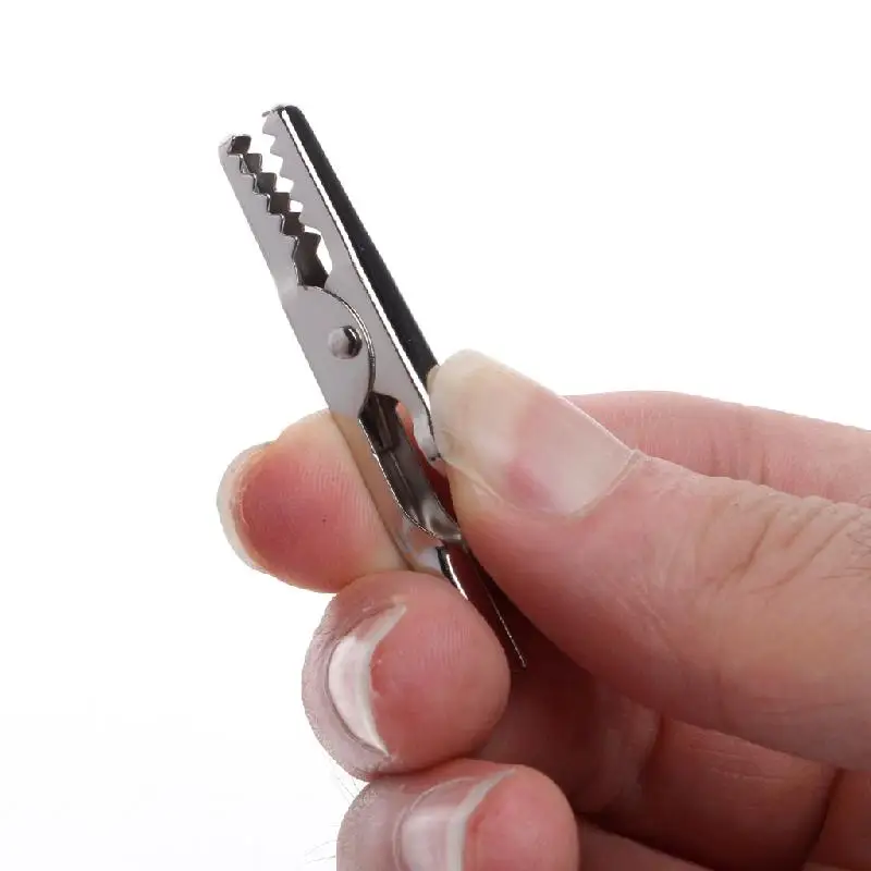 Купить 100 шт. электрический тесты крокодил зажимы типа "крокодил ...