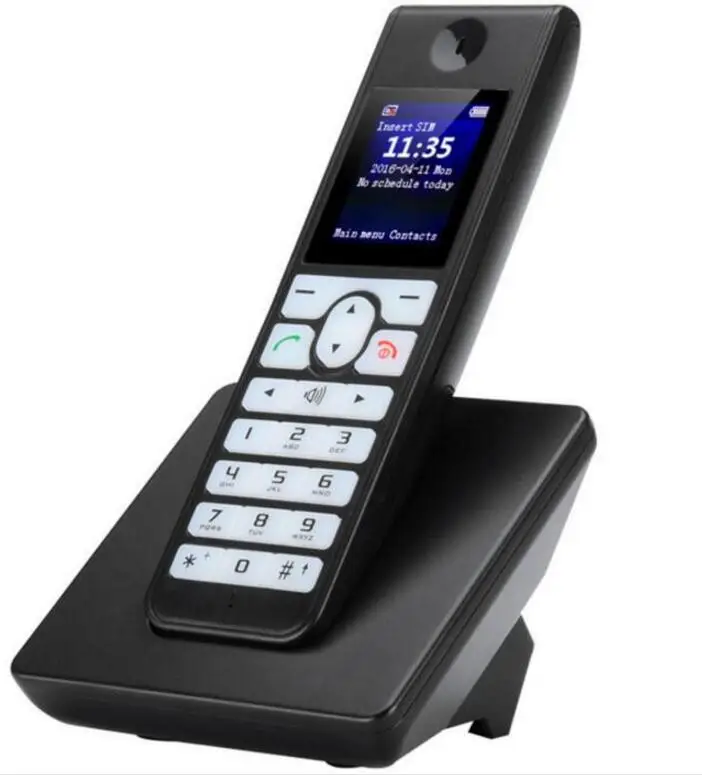 Wholesale GSM 1.9Mhz New Cordless Digital DECT 6.0 GAP con Vivavoce ECO DECT With Speakerphone