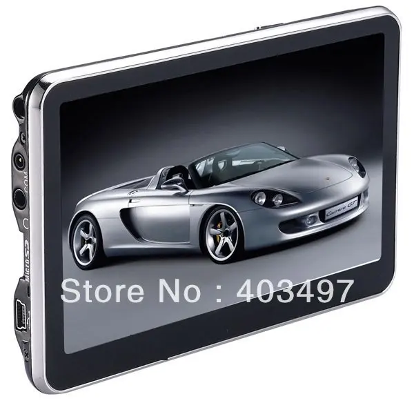 

5 inch GPS Navigator without Bluetooth&AV IN 4GB load 3D Map new navitel map