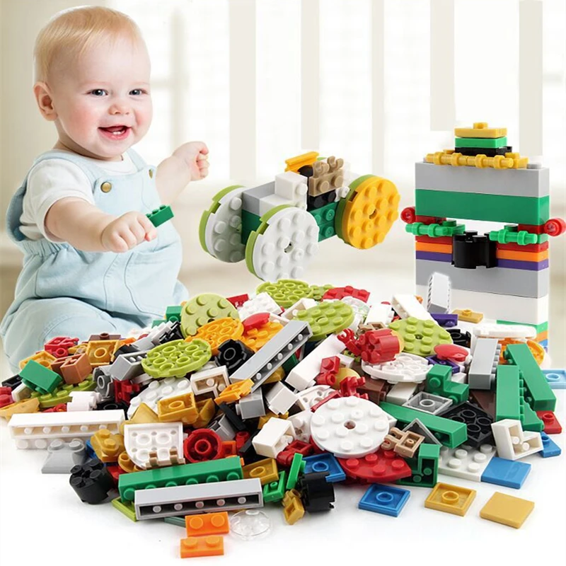 1000pcs Small Building Blocks Set ABS Assemble Bricks Parts DIY Educational Toys Compatible Legoed Duplo Block Gift for Children