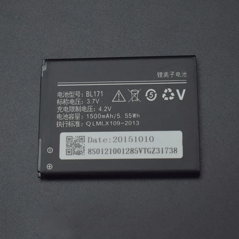 Аккумулятор для lenovo BL171 мобильного телефона Lenovo A60 A390 A500 A65 A368 | Мобильные телефоны
