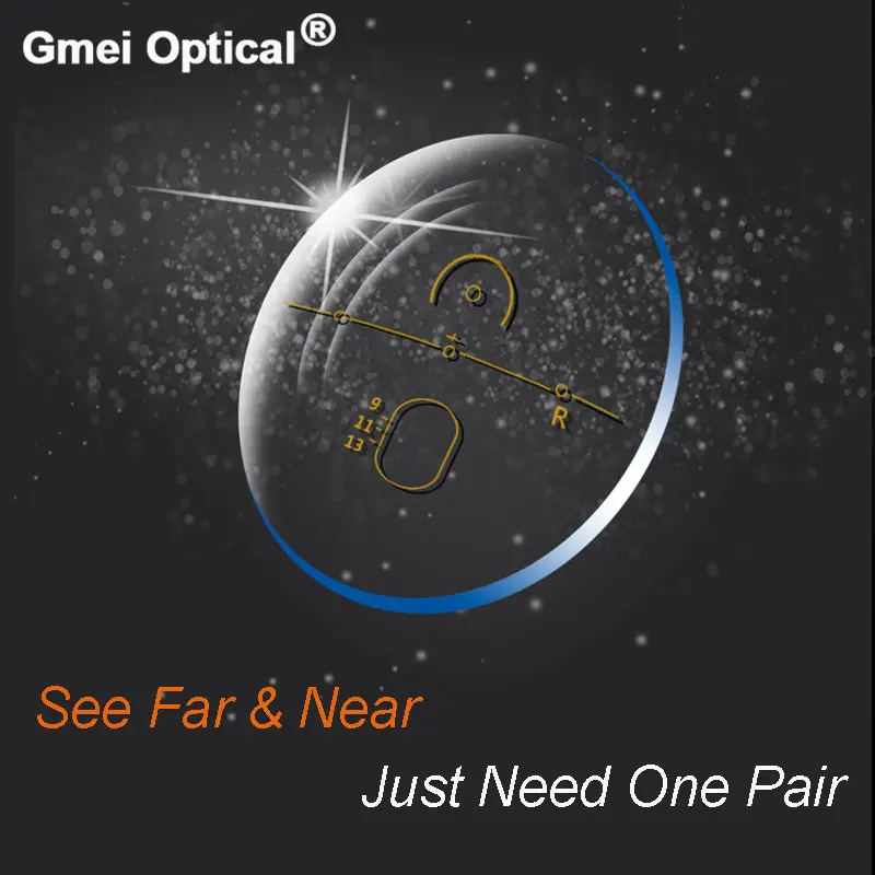 1.61 Super-Tough Digital Free Form Progressive No-Line Multi-Focal Prescription Customized Optical Lenses With AR Coating 2 Pcs 1.61 Super-Tough Digital Free Form Progressive No-Line Multi-Focal Prescription Customized Optical Lenses With AR Coating 2 Pcs