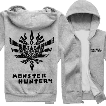 

Anime Monster Hunter Cosplay Costumes Cardigan Jacket Coat Spring Autumn Fleece Hoodies Long Sleeve Sweatershirts Tops