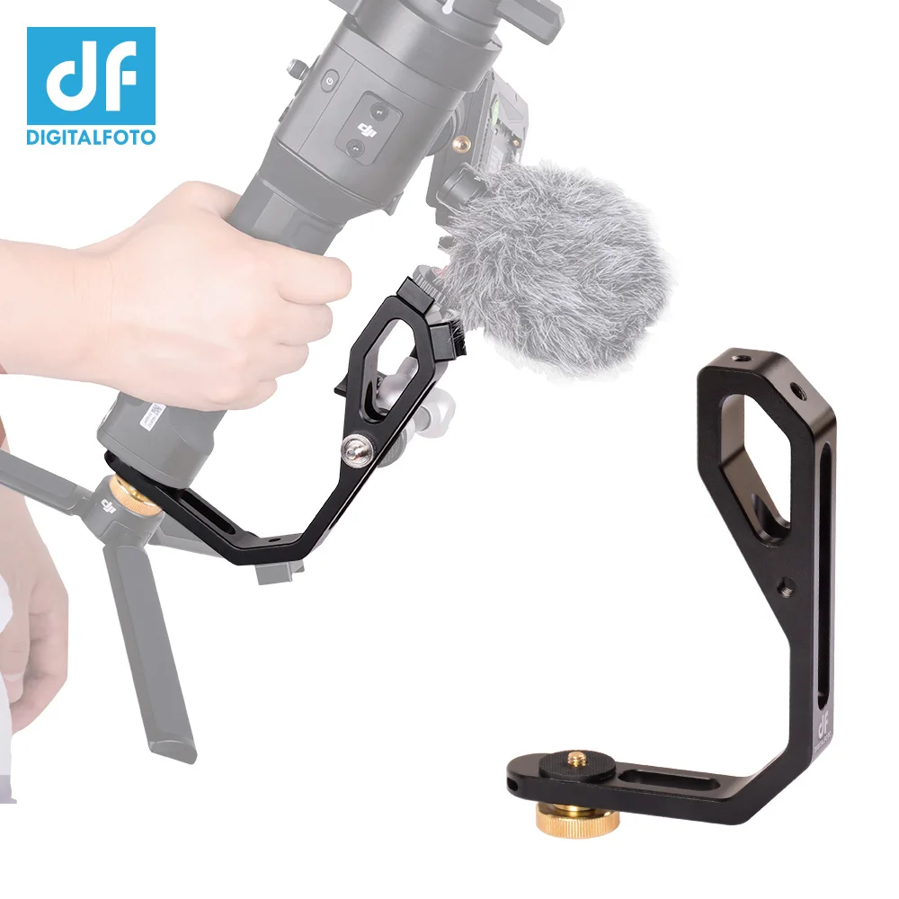 L кронштейн с 3 рукоятками для горячего башмака margic Arm zhiyun Crane 2 DJI RONIN SC/ S MOZA Aircross