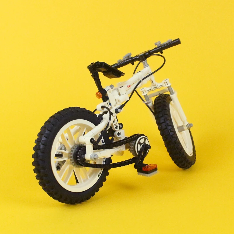 612pcs 2in1 Technic Bicycle Model Building Blocks Creative Bike Toys Bricks Gift 