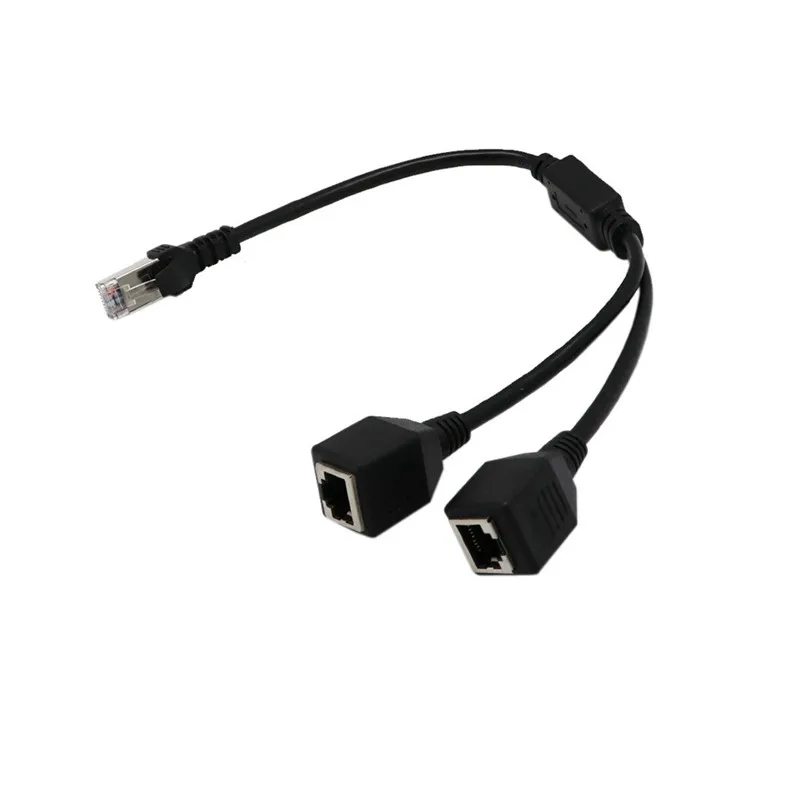 Разветвитель для сетей Ethernet с 1 на 2 разъемами LAN и RJ45|network rj45|lan ethernetnetwork splitter rj45 |