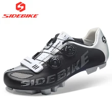 Sidebike mtb обувь для мужчин и женщин, велосипедные кроссовки для горного велосипеда, самоблокирующаяся обувь, Профессиональные удобные черные и белые