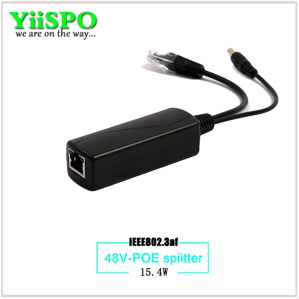 2016 hotselling product DC 48V input 12V output POE Splitter Original Active PoE Splitter Inject Cable free shipping