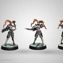 [Loong Way Miniatures] Corvus Belli Infinity 0440 NESAIE ALKe, horrant OFFICER 32 мм Металлические Миниатюрные