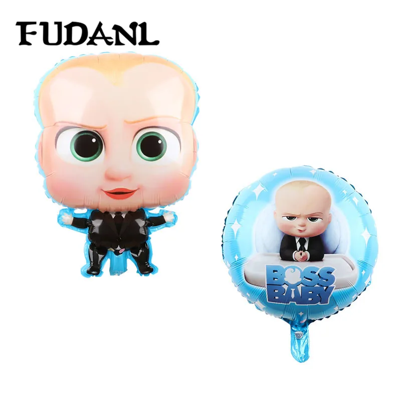 

10/30/50pcs 42*58cm Baby Boss Birthday Party Theme Foil Balloons Baby Shower Birthday Party Decorations Supplies Air Globos Ball