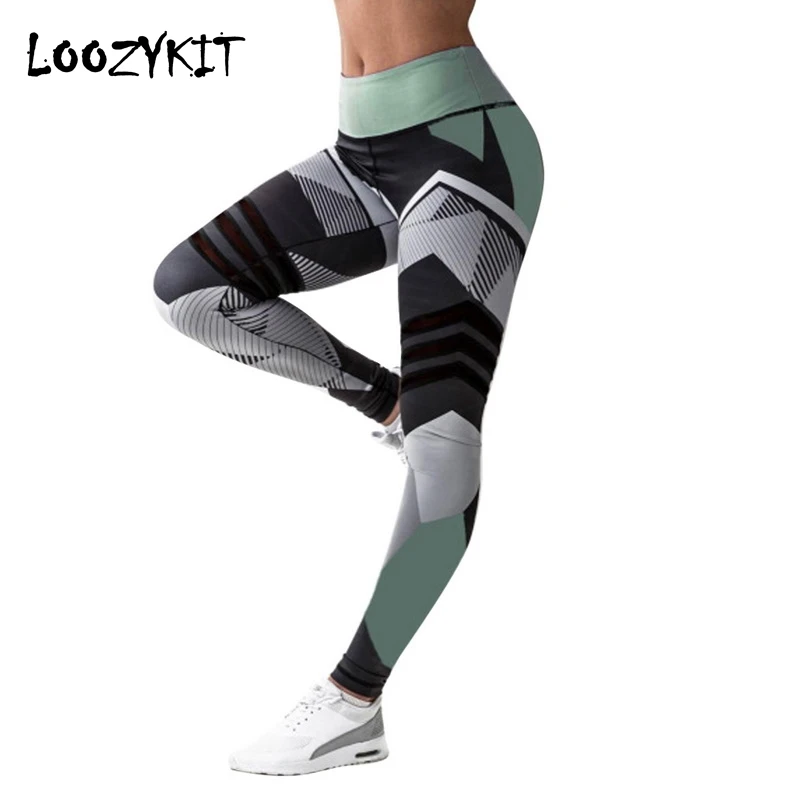 Loozykit, женские штаны для йоги, Спортивные Компрессионные колготки, тонкая спортивная одежда для йоги, спортивная одежда, облегающие леггинсы для фитнеса