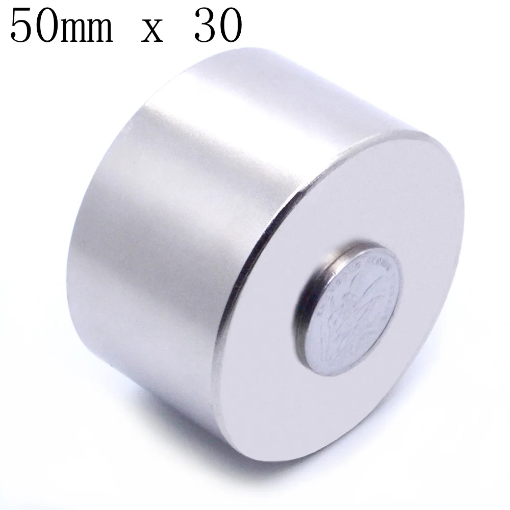 

1pcs 50mm x30mm Super Powerful Strong Bulk Small Round NdFeB Neodymium Disc Magnets Dia 50*30 N35 N52 Rare Earth NdFeB