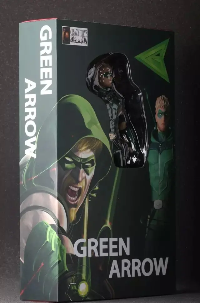 New Hot Figurine DC Comic Justice League Super Hero Green Arrow Oliver Queen Crazy Toys Action Figu