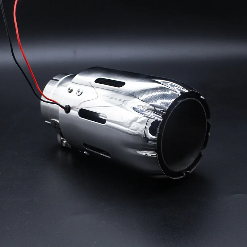 Диаметр 63 мм переоборудование огнеупорный эффект Автомобильный свет-излучающий хвост-горло выхлопной трубы высокотемпературный светодиодный светильник