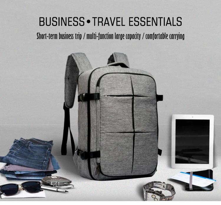 

Cai Band Suitcase Design Waterproof Laptop Backpack Women Multifunctional Large Capacity Backpack Men Business Travel Bags