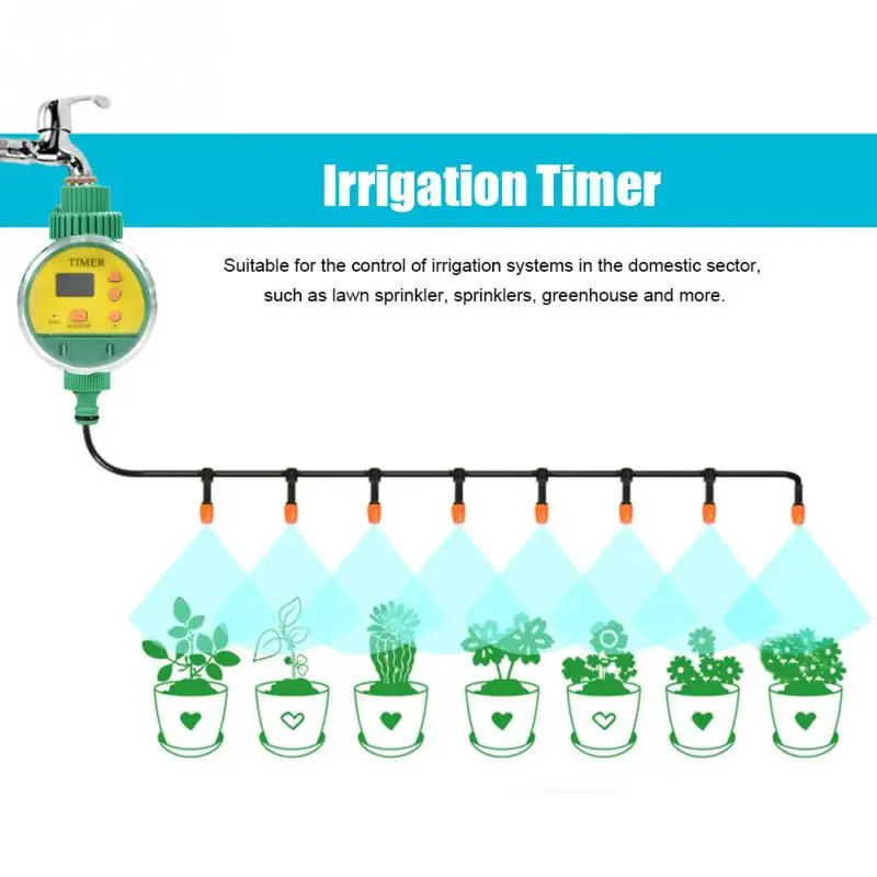 1 шт. умный таймер для орошения сада электронный ЖК-цифровой таймер контроллер орошения сада система полива