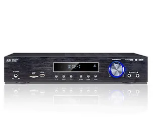 AV-298 500 Вт 5,1 Домашний кинотеатр аудио караоке цифровой Bluetooth усилитель поддерживает волокно коаксиальный U диск SD карта вход микрофона