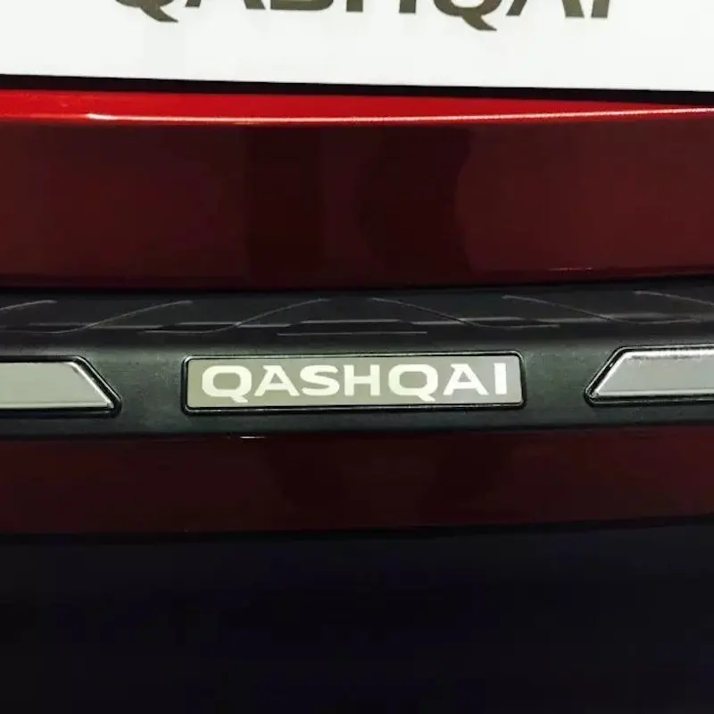 Защитная накладка на задний бампер для Nissan Qashqai J11 защитное покрытие багажника