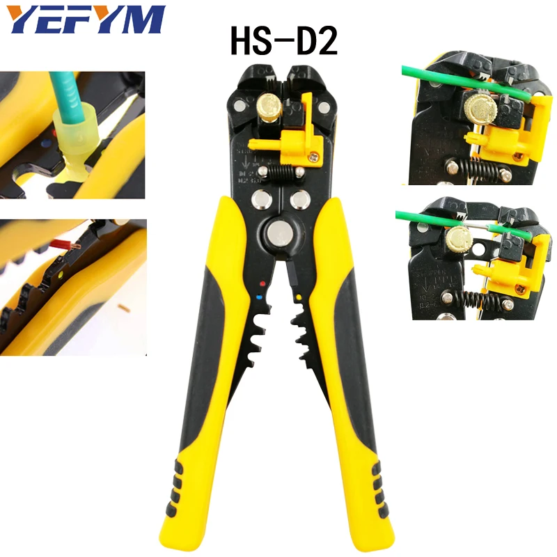 

3 in 1 multi tool automatic adjustable YE-1R red crimping tool cable wire stripper cutter peeling pliers repair diagnostic tools