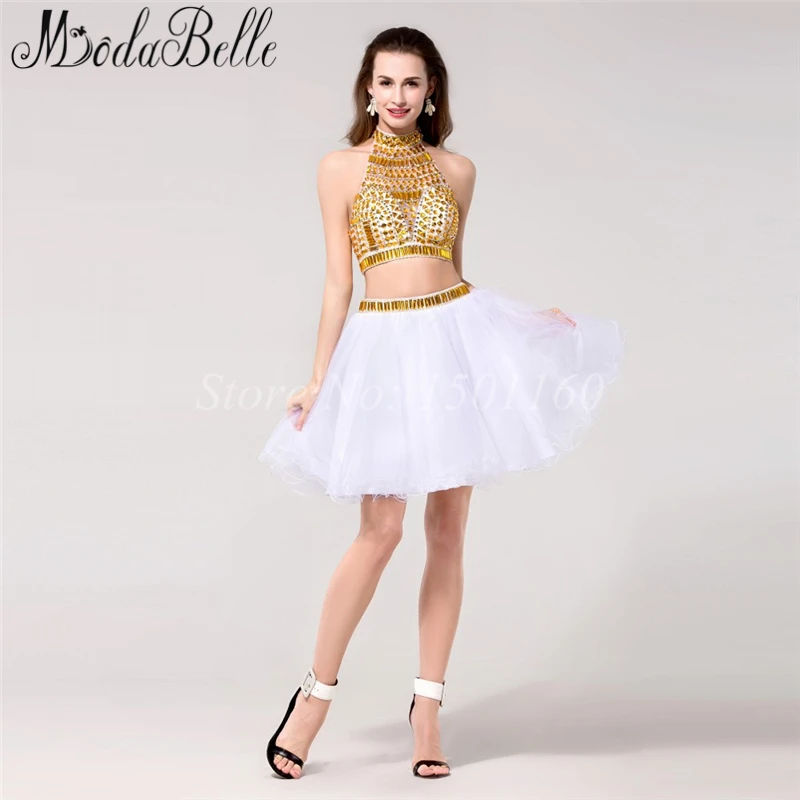 Popular White Gold Homecoming Dresses-Buy Cheap White Gold ...