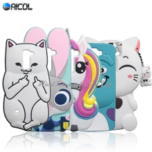 Ponto case para lg k10 bonito cat soft case para lg k10 M2 K420N K430DS/Coelho Q10 Minnie Kitty Garrafa Cão Cavalo Capa